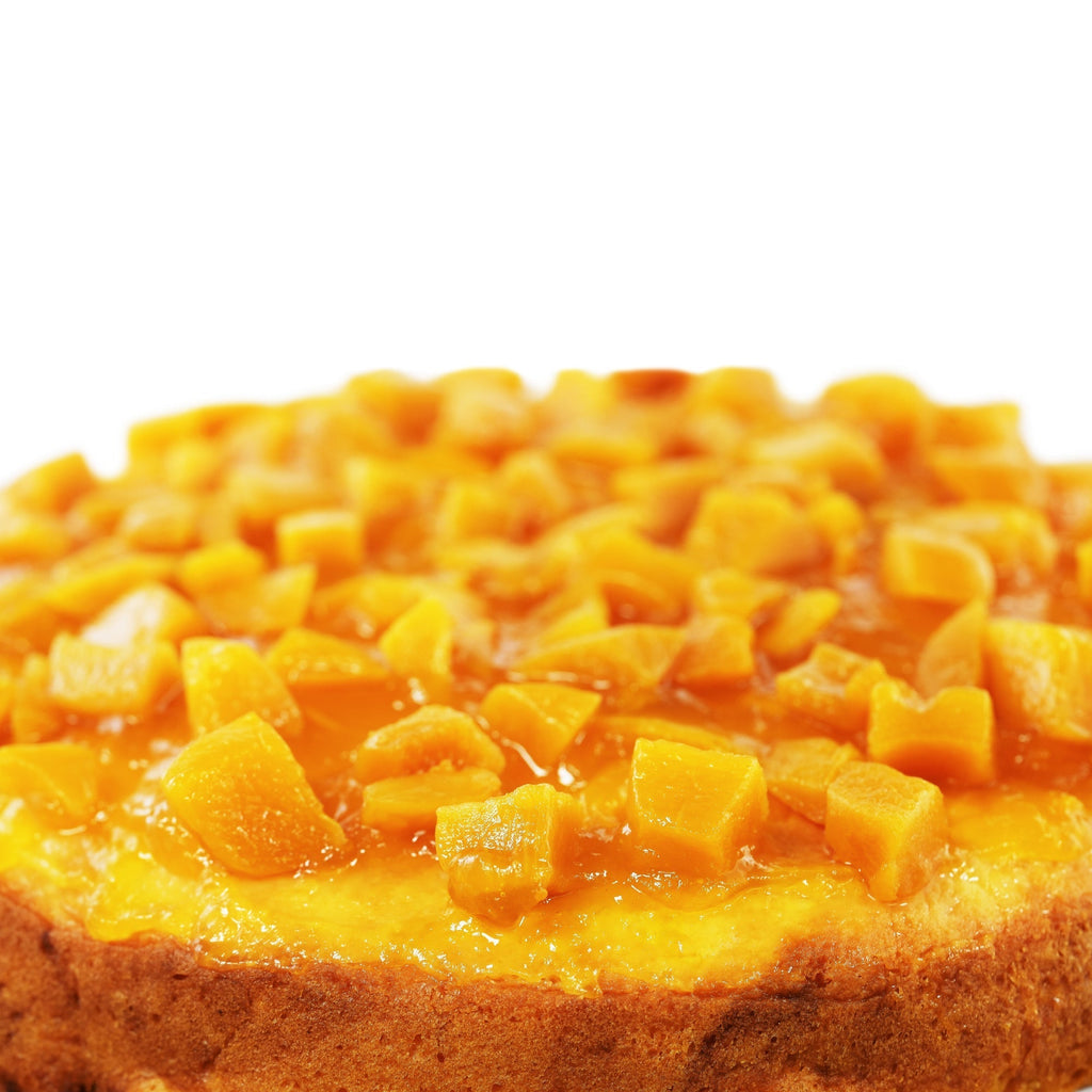 Andy Anand Sugar-Free Peach Cake, 9-Inch, 2 lb – Juicy & Moist, Real Peach Fruit, Diabetic-Friendly, Fluffy Homemade-Style Birthday Gift Box