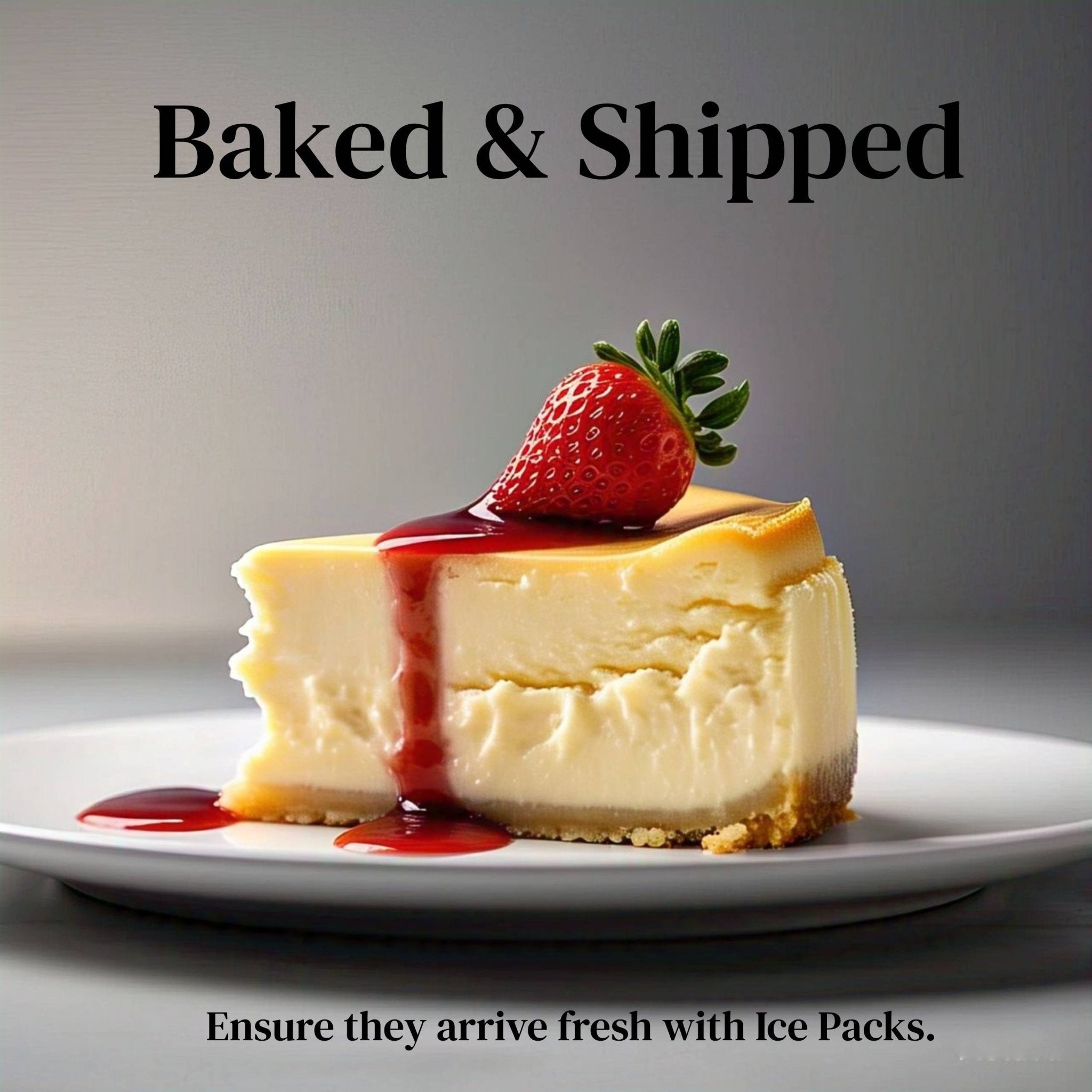 Andy Anand Traditional Strawberry Cake, 9-Inch, 2 lb – Freshly Baked, Real Strawberries, No Preservatives, Birthday & Celebration Gift Box