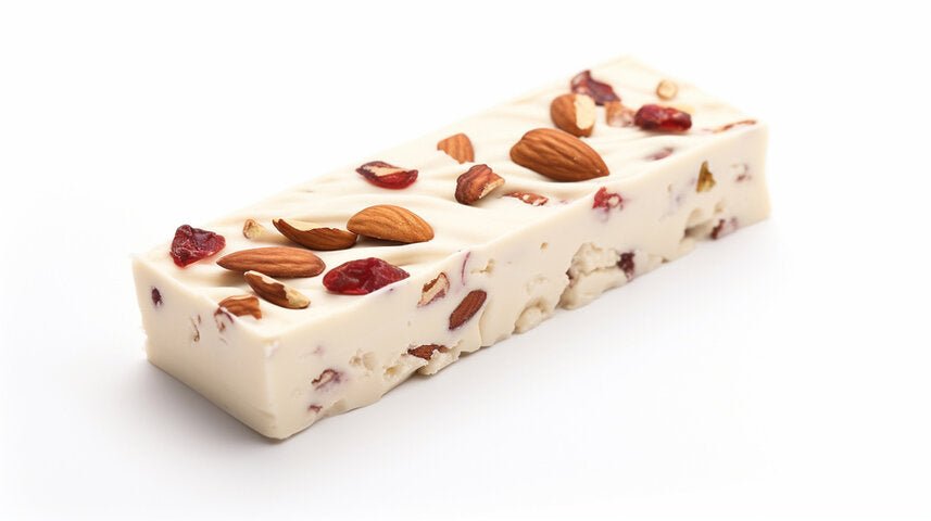 Andy Anand Gluten-Free French Almond Nougat with Red Fruits & Wildflower Honey, 7 oz – Artisan European Confection, Birthday & Holiday Gift