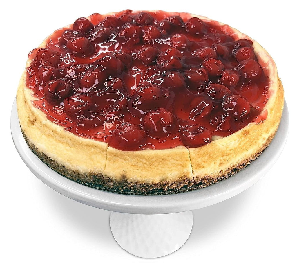 Andy Anand Sugar-Free Cherry Cheesecake, 9-Inch, 3.4 lb – Diabetic-Friendly, Freshly Baked, California Cream Cheese, All-Natural Gift Box