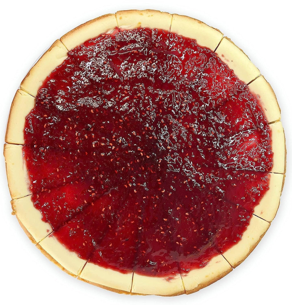 Andy Anand Sugar-Free Raspberry Cheesecake, 9-Inch, 2.6 lb – Freshly Baked, No Preservatives, Diabetic-Friendly, Cream Cheese Gift Box
