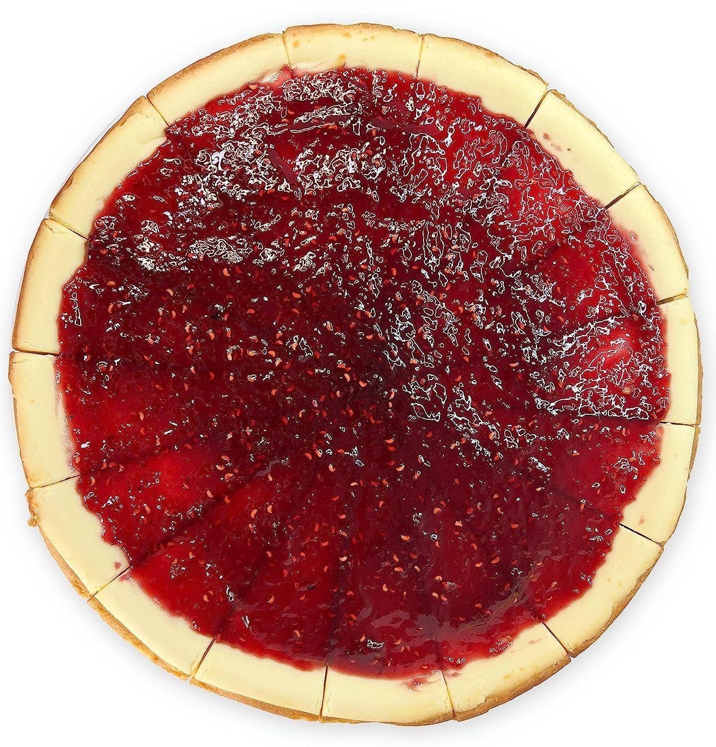 Andy Anand Sugar-Free Raspberry Cheesecake, 9-Inch, 2.6 lb – Freshly Baked, No Preservatives, Diabetic-Friendly, Cream Cheese Gift Box