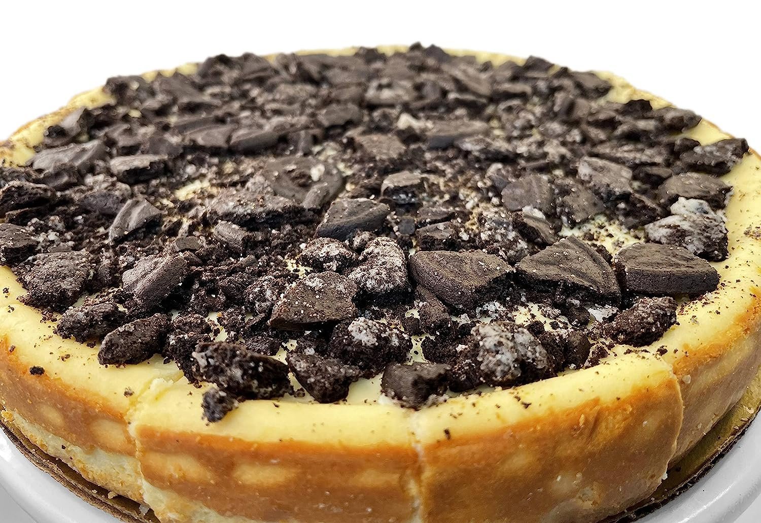 Andy Anand Sugar-Free Cookies & Cream Cheesecake, 9-Inch, 2 lb – Diabetic-Friendly, California Cream Cheese, No Preservatives Gift Box