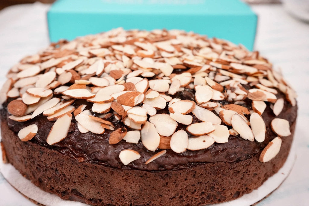 Andy Anand Sugar-Free Chocolate Almond Cake, 9-Inch, 2.5 lb – Stevia Sweetened, Handcrafted, Diabetic-Friendly Birthday & Celebration Gift