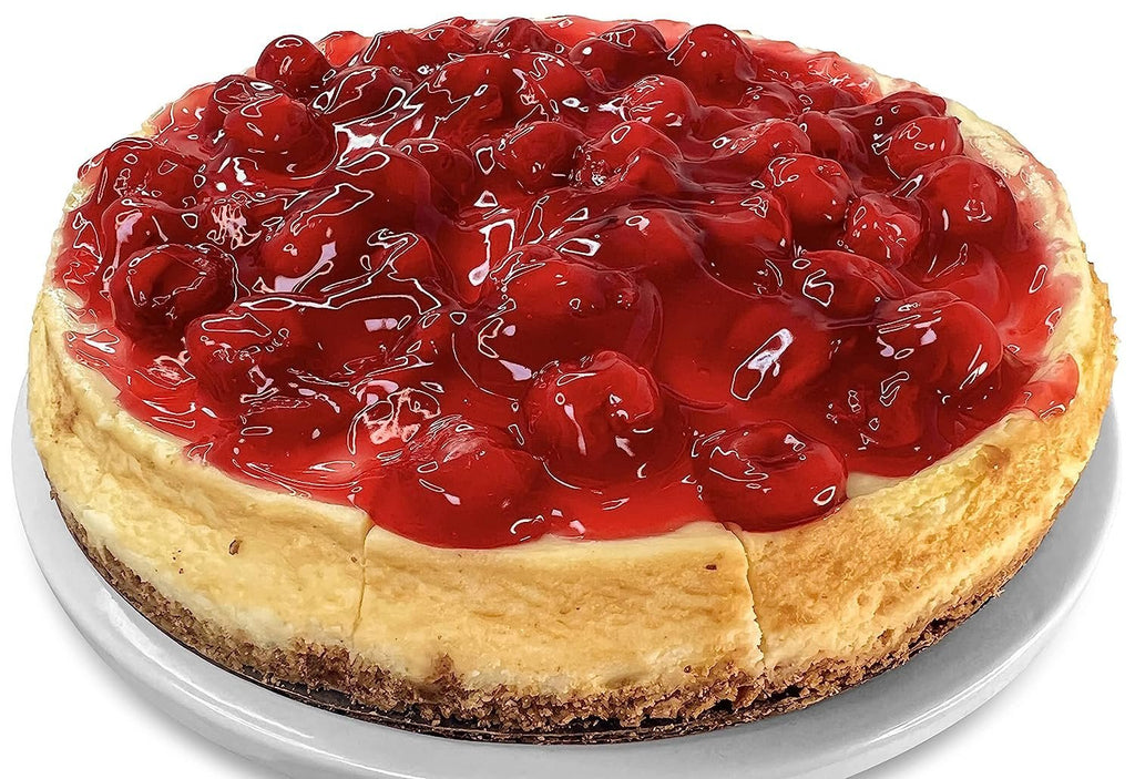 Andy Anand Traditional Cherry Cheesecake, 9-Inch, 3.4 lb – Authentic Recipe, California Cream Cheese, All-Natural, No Preservatives Gift Box