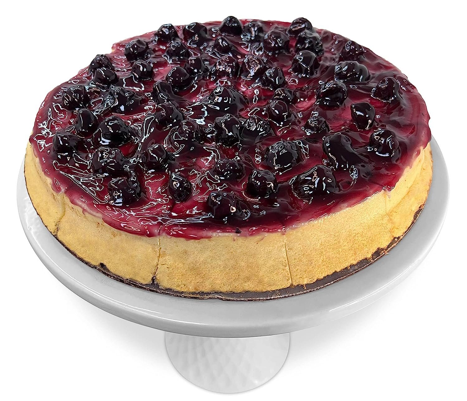 Andy Anand Gluten-Free Blueberry Cheesecake, 9-Inch, 2 lb – Freshly Baked, Real California Cream Cheese, No Preservatives, Birthday Gift Box