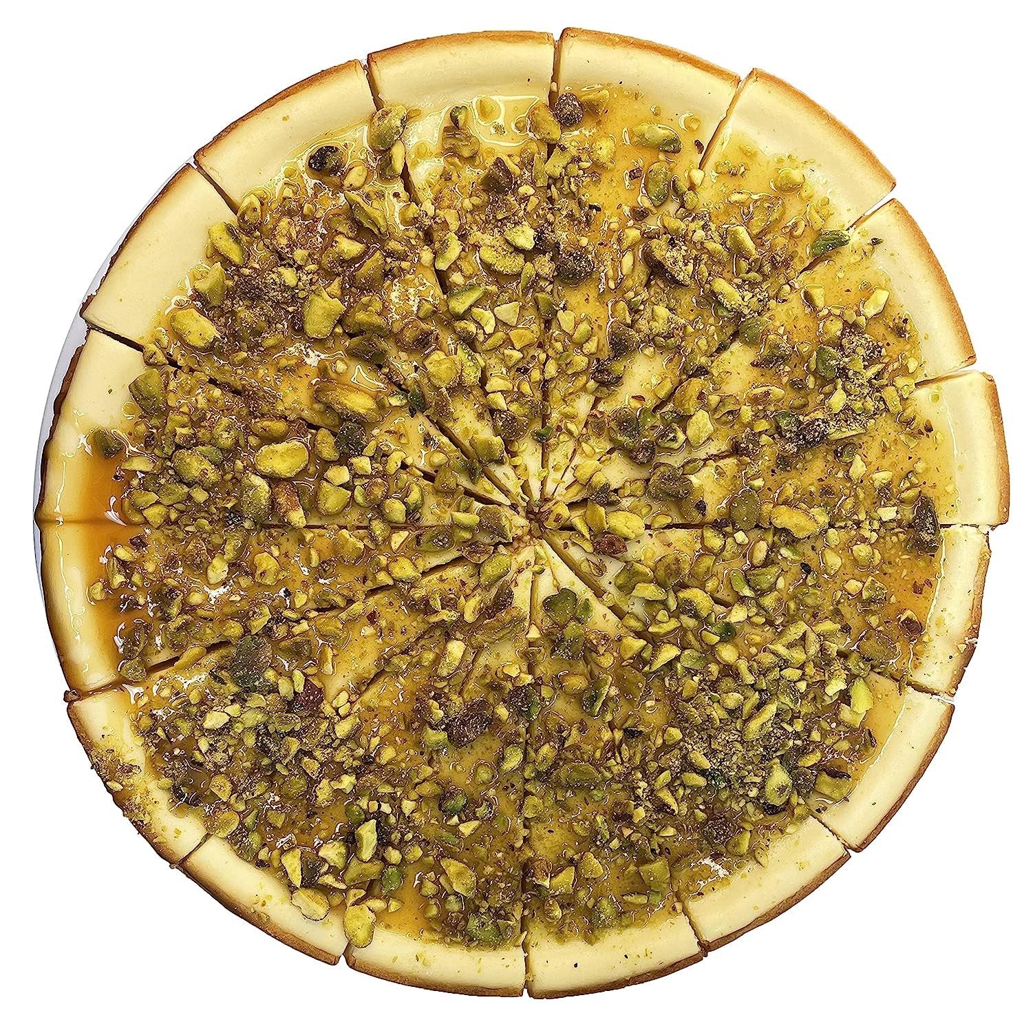 Andy Anand Gluten-Free Caramel Pistachio Cheesecake, 9-Inch, 2 lb – Freshly Baked, Real California Cream Cheese, No Preservatives Gift Box