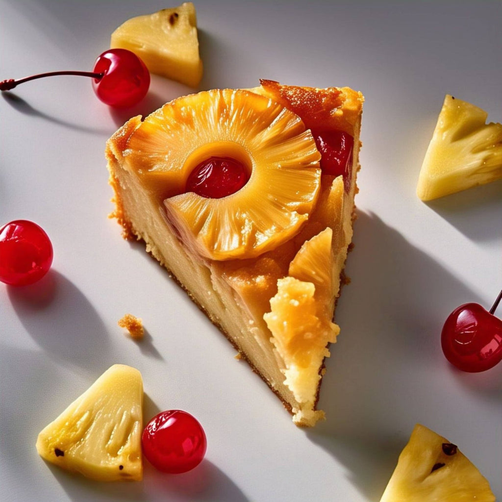 Andy Anand Pineapple Upside-Down Cake, 10-Inch, 2.6 lb – Caramelized Pineapple, No Preservatives, Gourmet Birthday & Celebration Gift Box