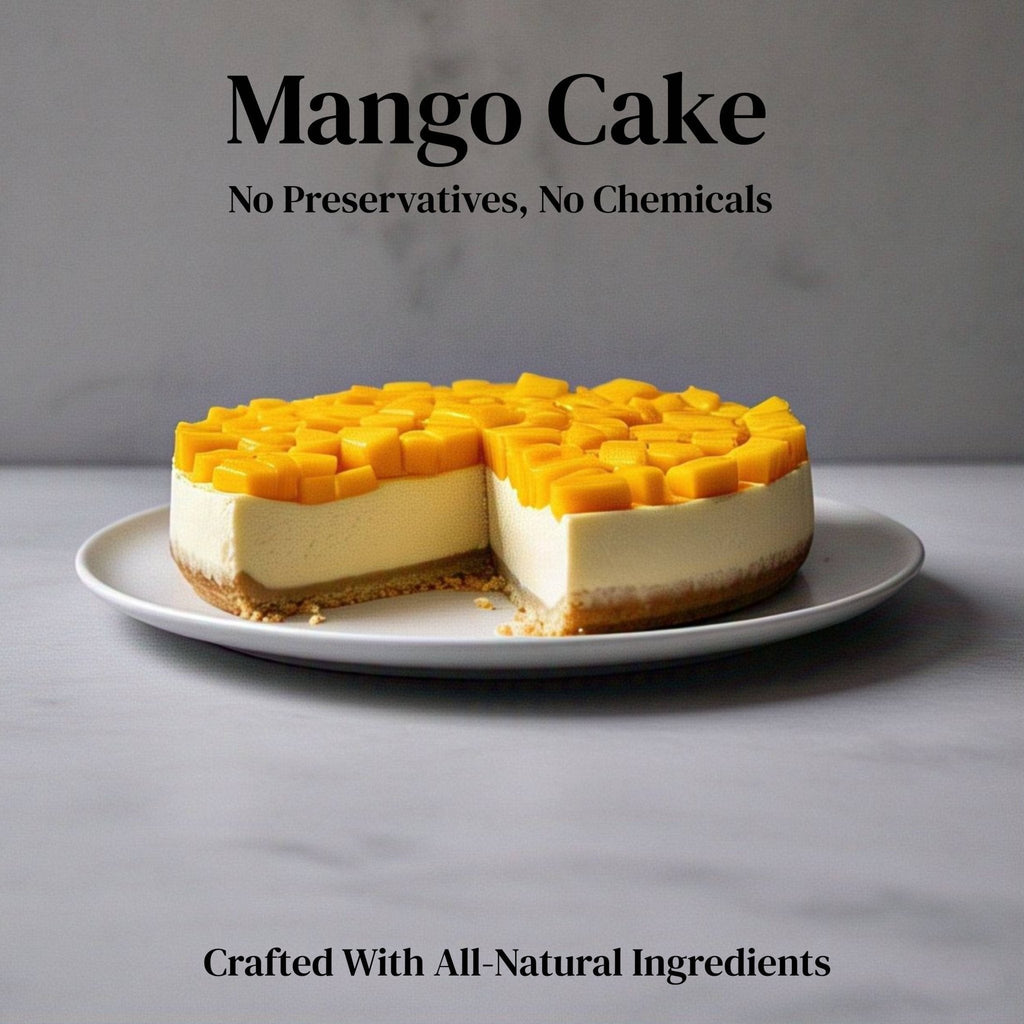 Andy Anand Mango Cake, 9-Inch, 2.6 lb – Rich Tropical Dessert with Real Mango Slices, Moist Texture, Birthday & Celebration Gift Box