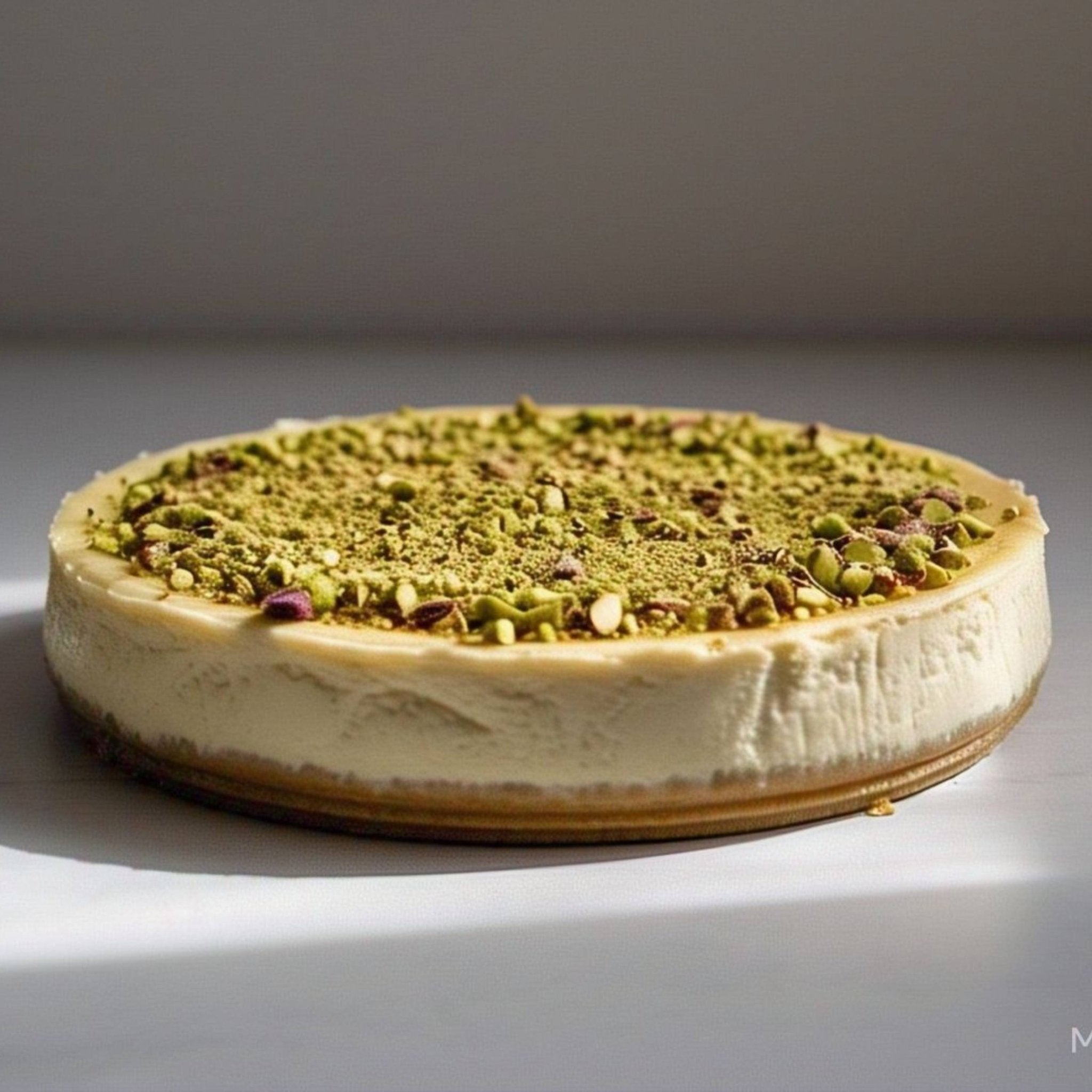Andy Anand Sugar-Free & Gluten-Free Caramel Pistachio Cheesecake, 9-Inch – Diabetic-Friendly, Cream Cheese, Birthday & Holiday Gift Box