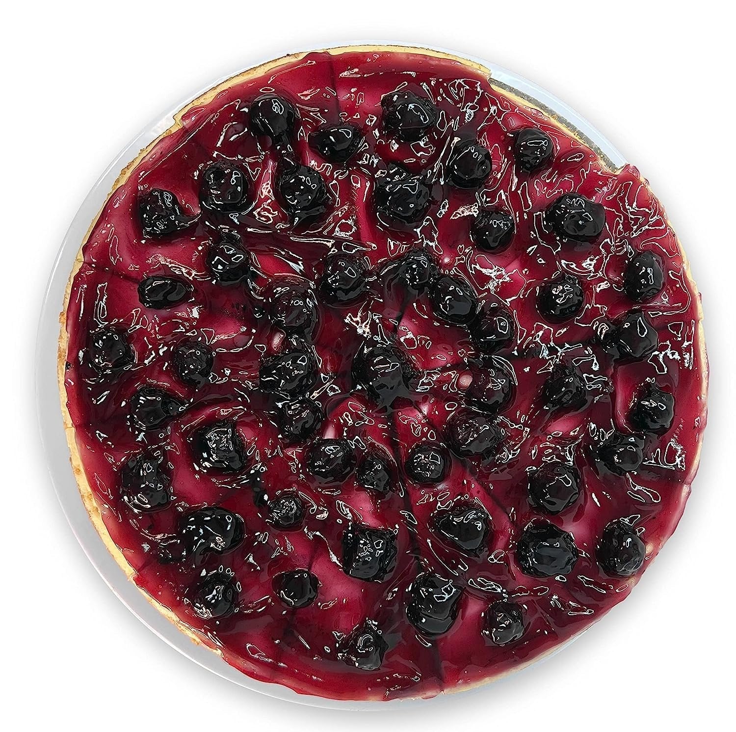 Andy Anand Sugar-Free Blueberry Cheesecake, 9-Inch, 2.6 lb – Diabetic-Friendly, California Cream Cheese, Traditional NY-Style, Birthday Gift