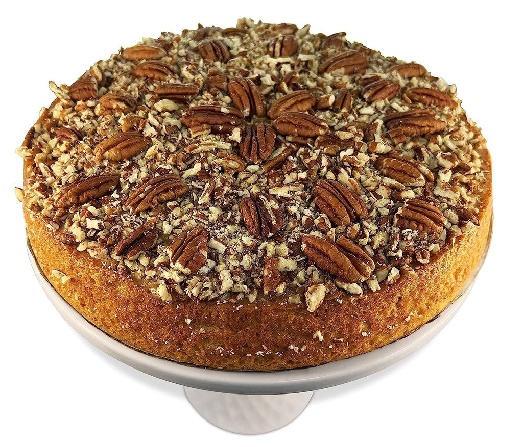 Andy Anand Sugar-Free Gluten-Free Caramel Pecan Cake, 9-Inch, 2.8 lb – Keto & Diabetic-Friendly, Natural Sweetener, Birthday Gift Box