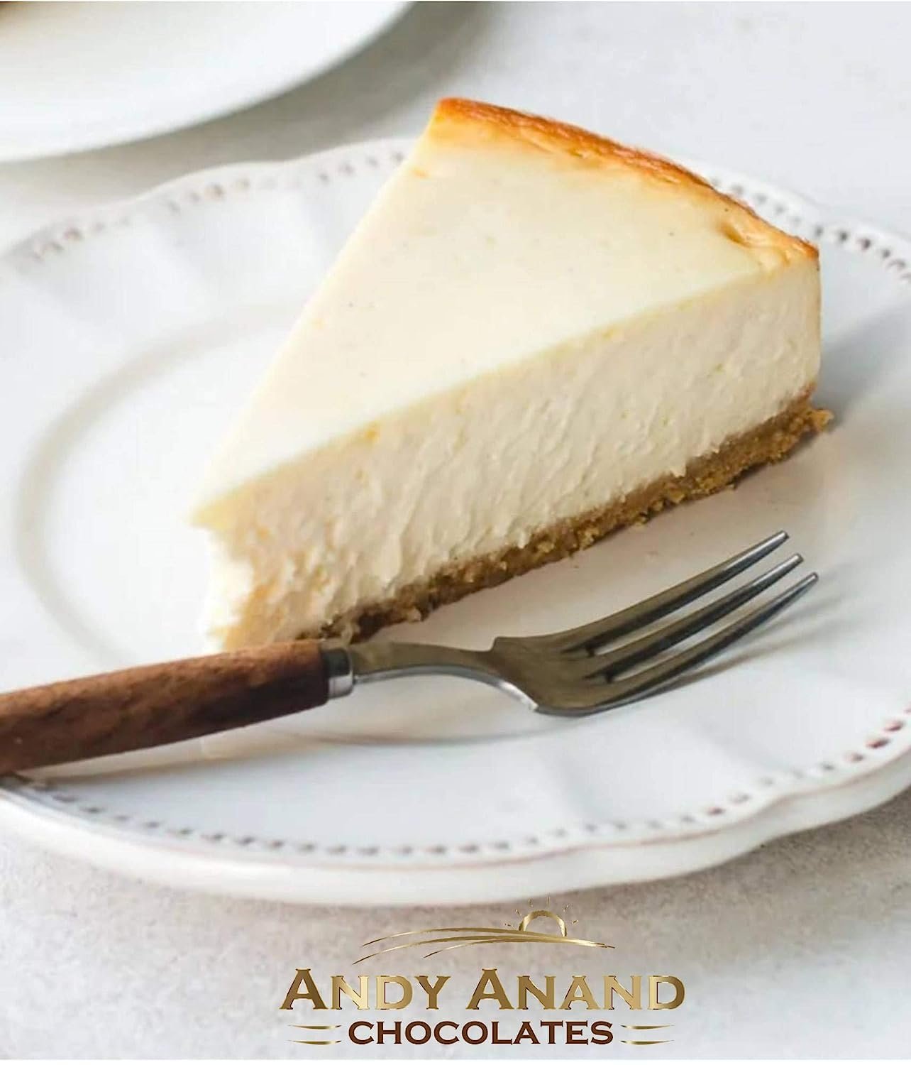 Andy Anand New York Cheesecake, 9-Inch, 2 lb – Freshly Baked with Real California Cream Cheese, All-Natural Ingredients, Birthday Gift Box