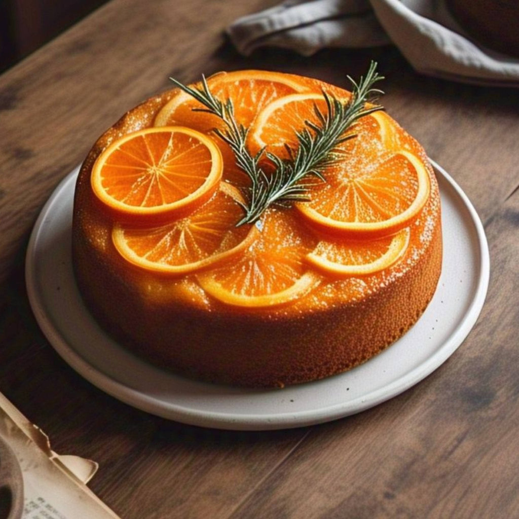 Andy Anand Orange Cake, 9-Inch, 2 lb – Hand-Baked, Fresh Orange Flavor, All-Natural Ingredients, No Preservatives, Birthday & Holiday Gift