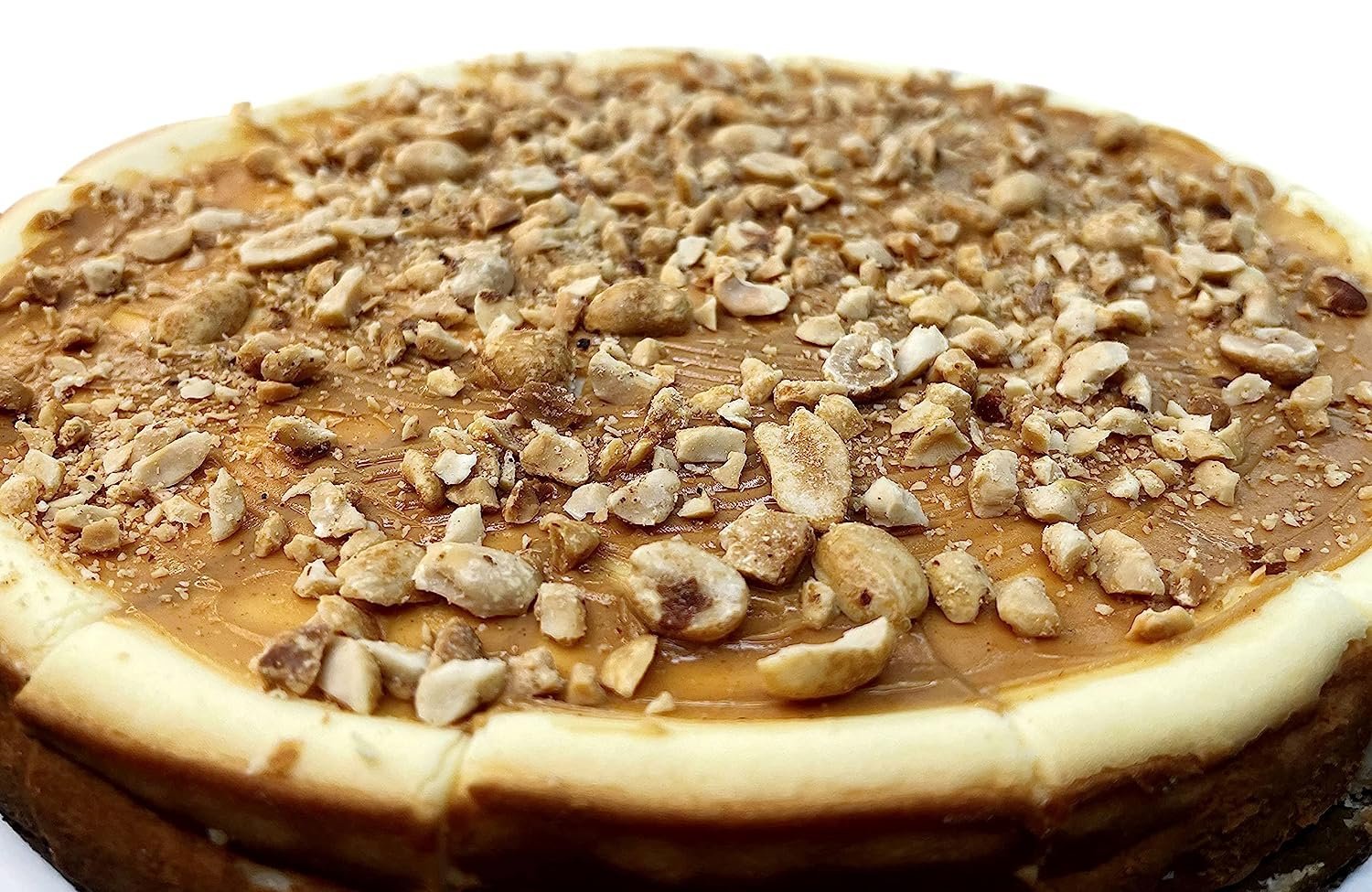 Andy Anand Gluten-Free Peanut Butter Cheesecake, 9-Inch, 2 lb – Freshly Baked, California Cream Cheese & Vanilla, Birthday & Holiday Gift