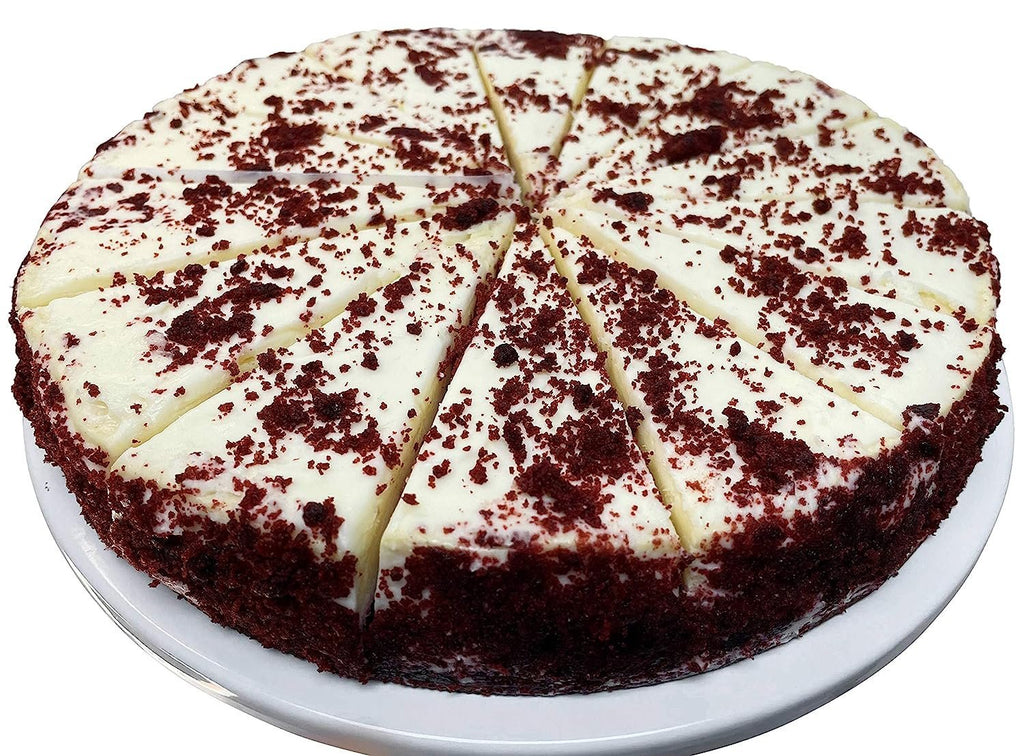 Andy Anand Red Velvet Cheesecake, 9-Inch, 2 lb – Traditional Recipe, California Cream Cheese, Birthday, Valentine's & Anniversary Gift Box