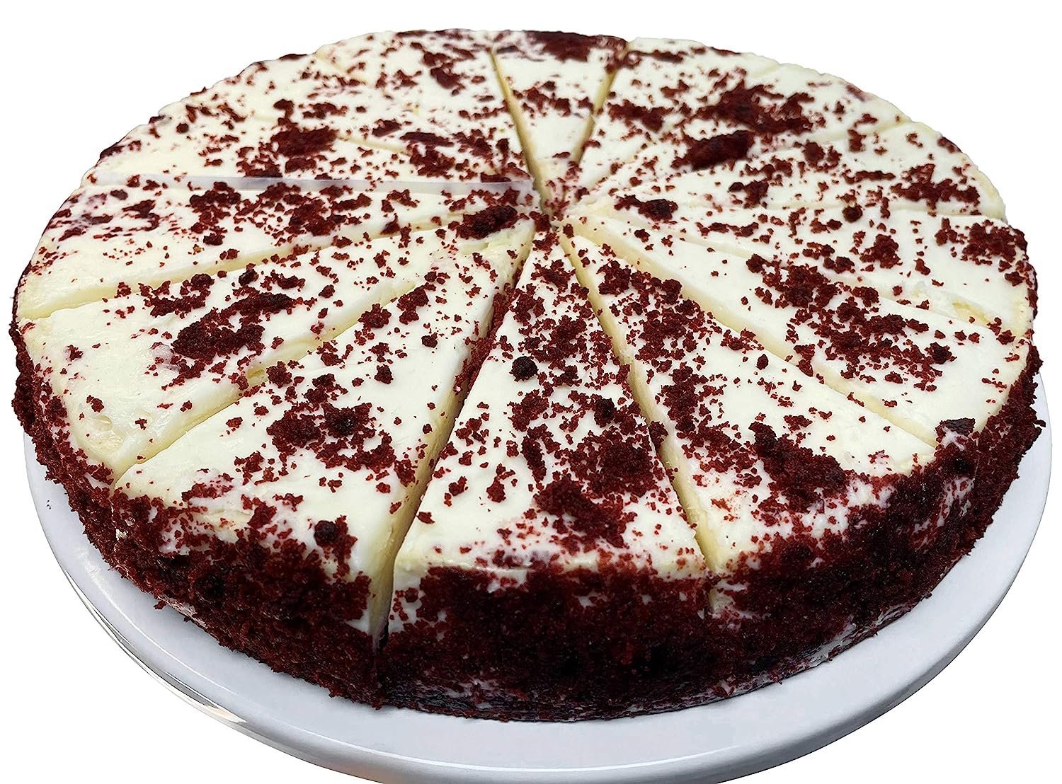Andy Anand Red Velvet Cheesecake, 9-Inch, 2 lb – Traditional Recipe, California Cream Cheese, Birthday, Valentine's & Anniversary Gift Box
