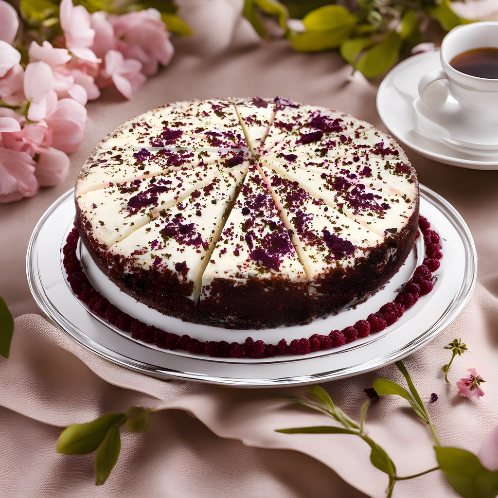 Andy Anand Red Velvet Cheesecake, 9-Inch, 2 lb – Traditional Recipe, California Cream Cheese, Birthday, Valentine's & Anniversary Gift Box
