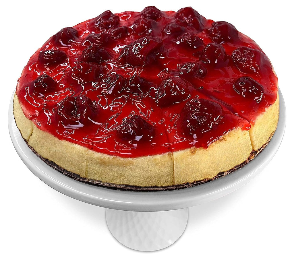 Andy Anand Fresh Strawberry Cheesecake, 9-Inch, 3.4 lb – Handcrafted with Real California Cream Cheese, No Preservatives, Birthday Gift Box