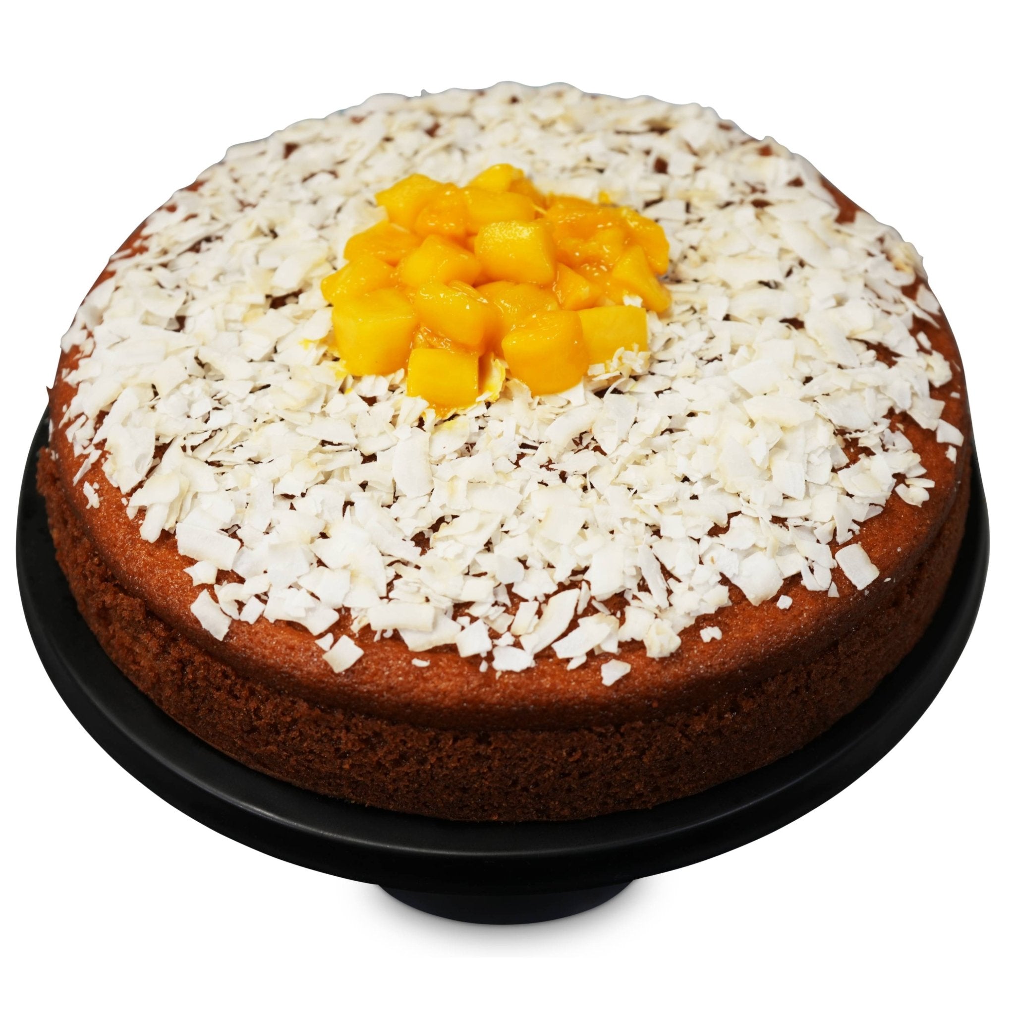 Andy Anand Sugar-Free Mango Coconut Cake, 2.5 lb – Keto & Diabetic-Friendly, Fresh Mango Purée, Toasted Coconut, No Preservatives Gift Box