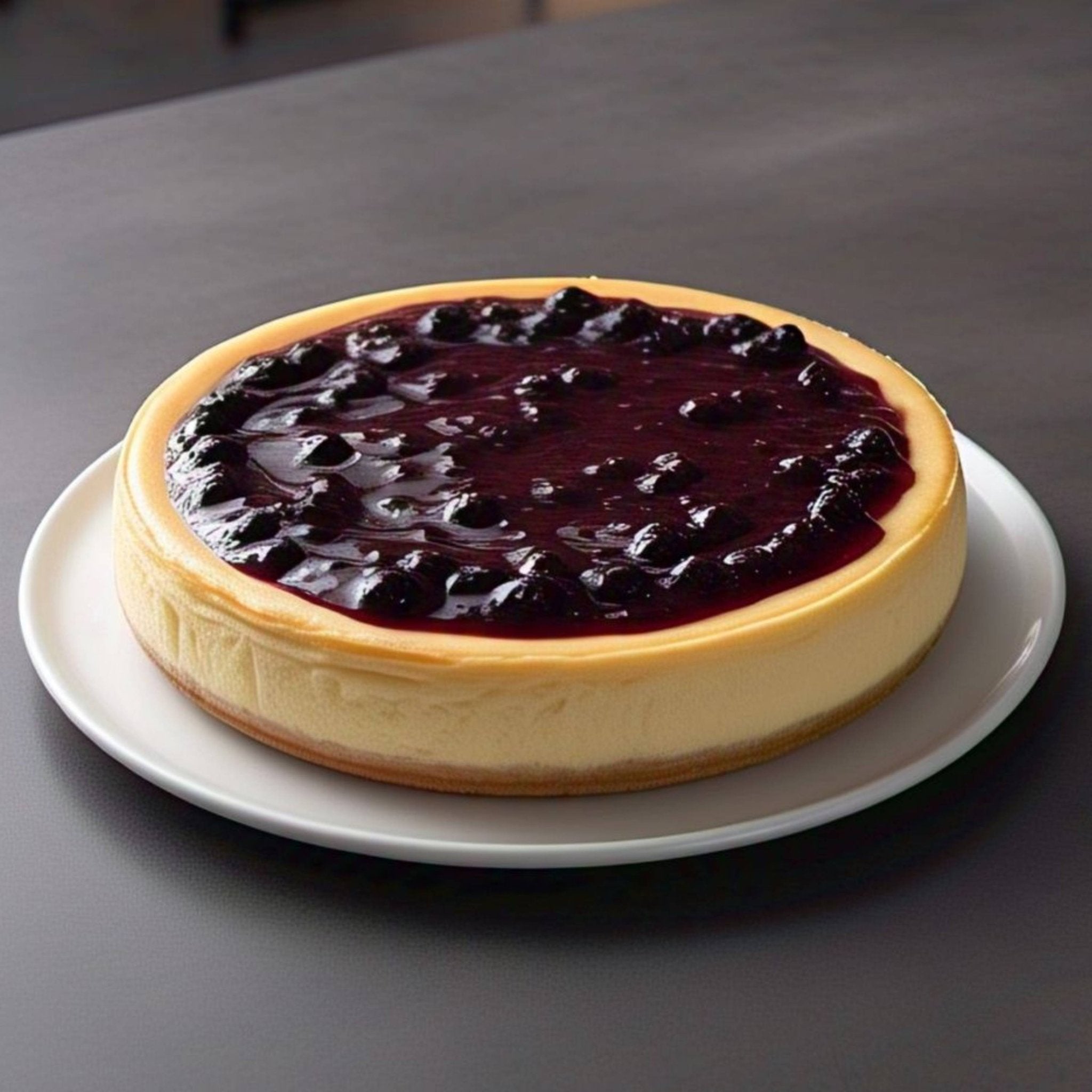Andy Anand Sugar-Free & Gluten-Free Blueberry Cheesecake, 9-Inch – Diabetic-Friendly, Cream Cheese, No Preservatives, Birthday Gift Box