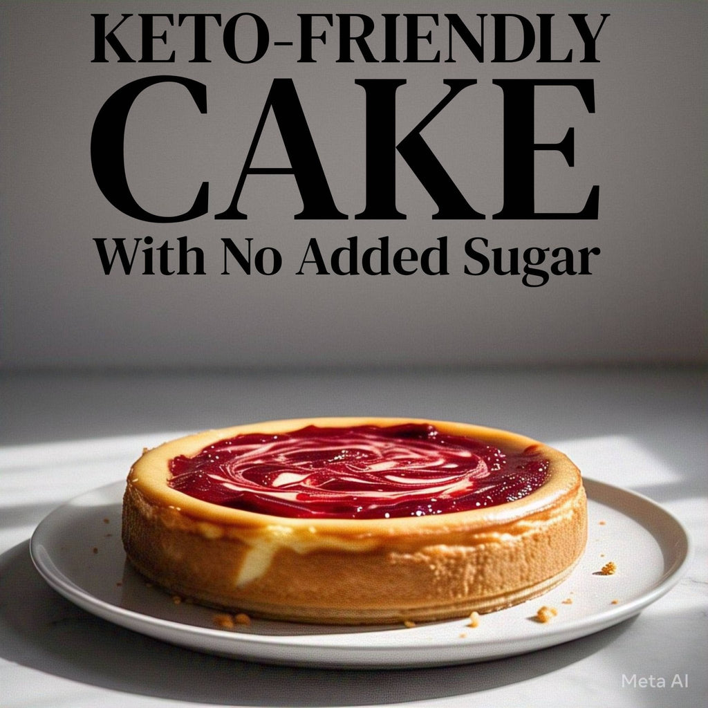 Andy Anand Sugar-Free Keto Raspberry Cake, 9-Inch, 2 lb – Handcrafted, Low-Carb, Diabetic-Friendly, Health-Conscious Birthday & Holiday Gift
