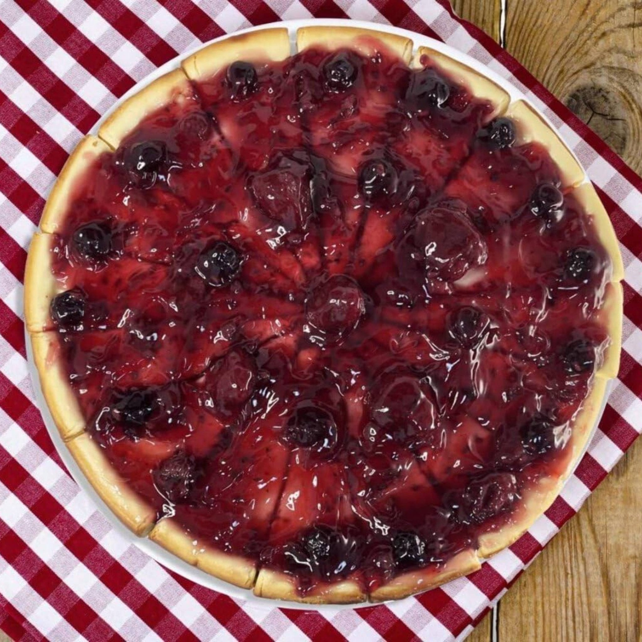 Andy Anand Sugar-Free Wild Berry Cheesecake, 9-Inch – Diabetic-Friendly, California Cream Cheese, Strawberry, Blueberry & Raspberry Gift Box