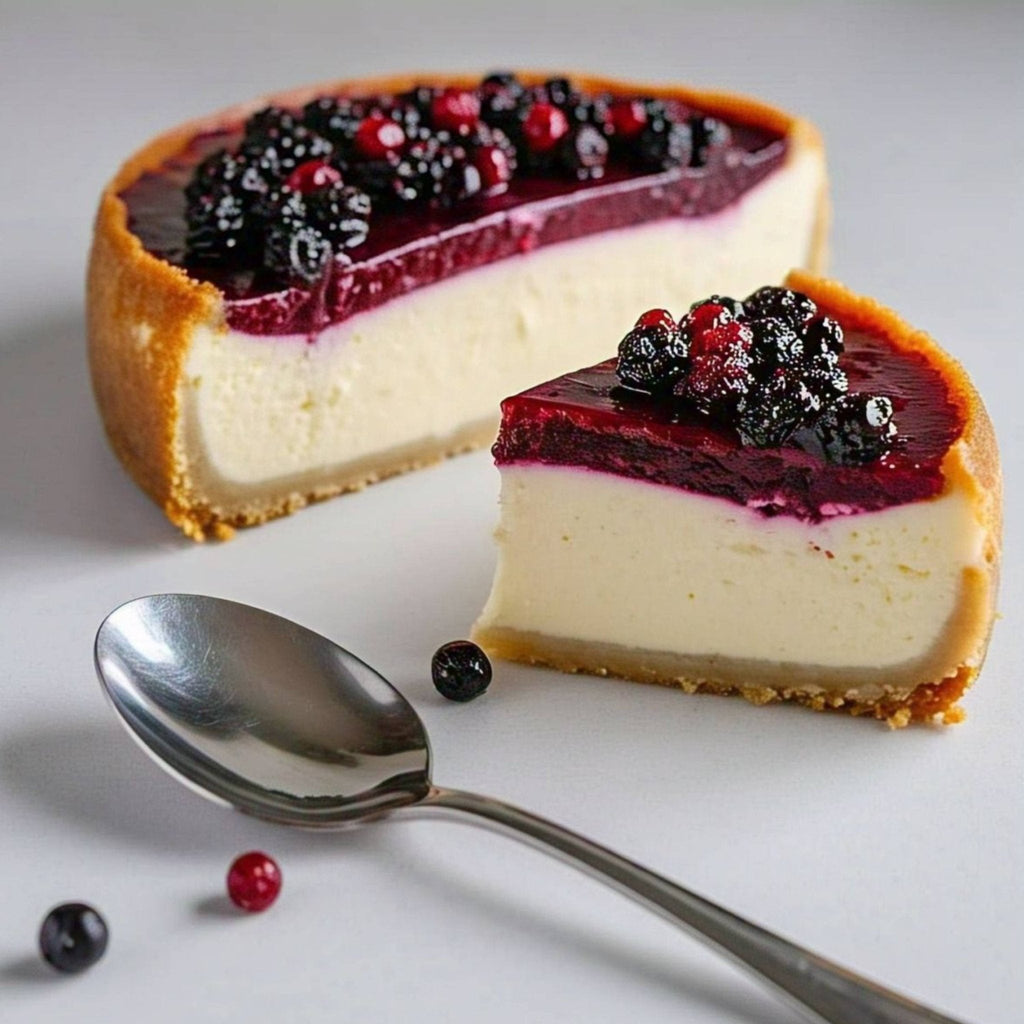 Andy Anand Sugar-Free Wild Berry Cheesecake, 9-Inch – Diabetic-Friendly, California Cream Cheese, Strawberry, Blueberry & Raspberry Gift Box