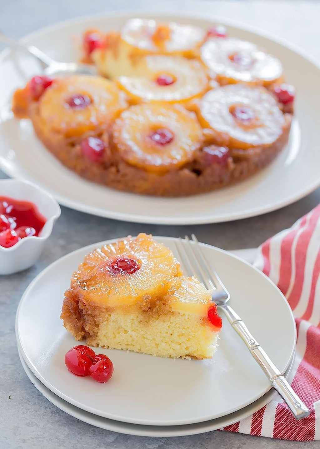 Andy Anand Pineapple Upside-Down Cake, 10-Inch, 2.6 lb – Caramelized Pineapple, No Preservatives, Gourmet Birthday & Celebration Gift Box