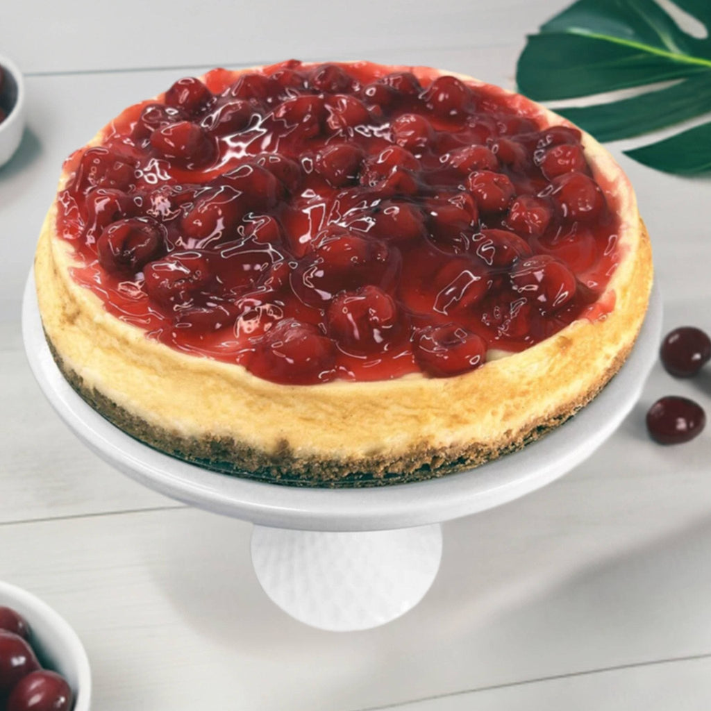 Andy Anand Sugar-Free Cherry Cake, 9-Inch, 2.9 lb – Gourmet, Freshly Baked, All-Natural, No Preservatives, Diabetic-Friendly Birthday Gift