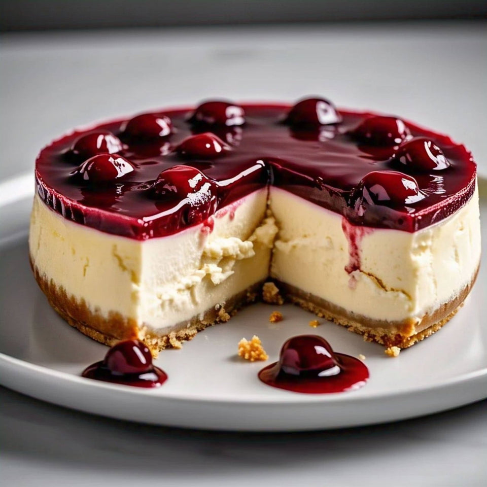 Andy Anand Cherry Layer Cake, 9-Inch, 2.9 lb – Handcrafted with Real Cherry Filling, No Preservatives, Birthday & Celebration Gift Delivery