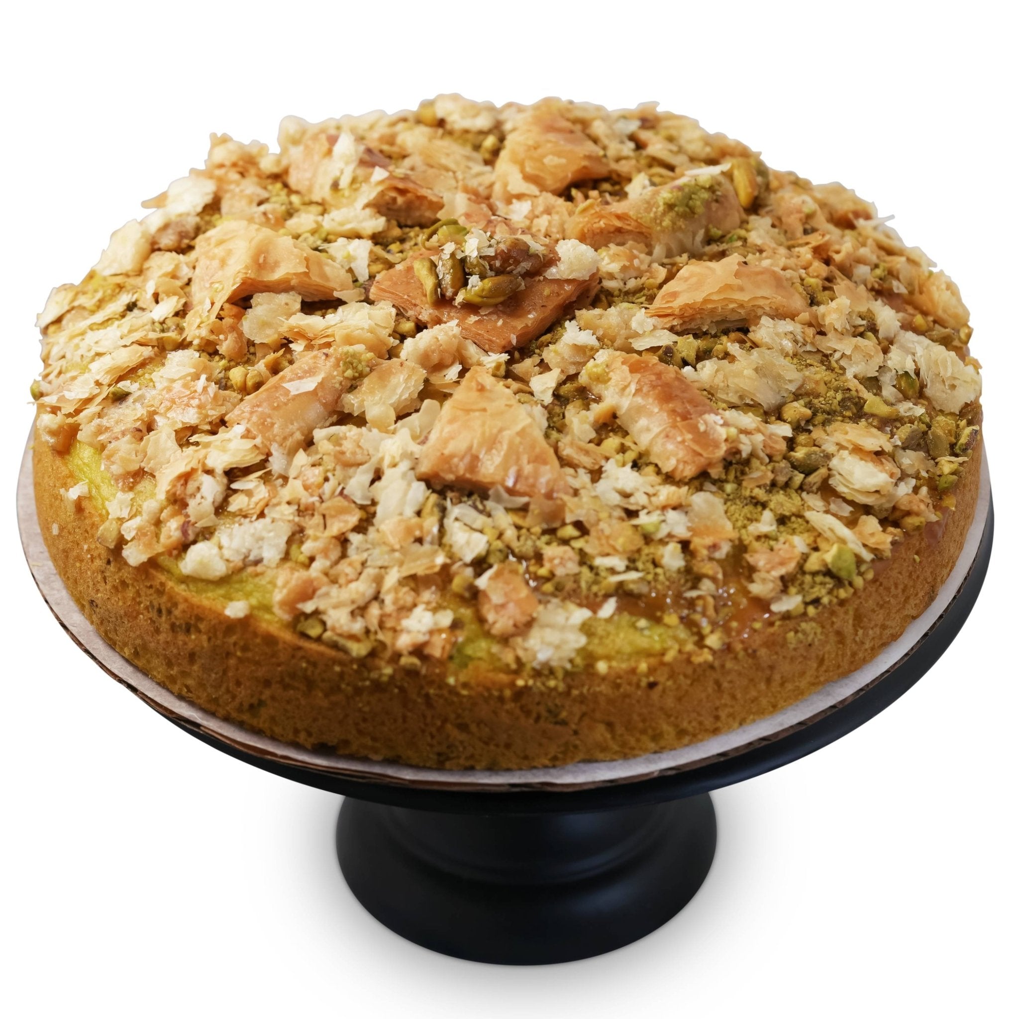 Andy Anand Sugar-Free Baklava Pistachio Cake, 9-Inch, 2.8 lb – Turkish & California Fusion, Keto, Diabetic-Friendly Birthday Gift Box