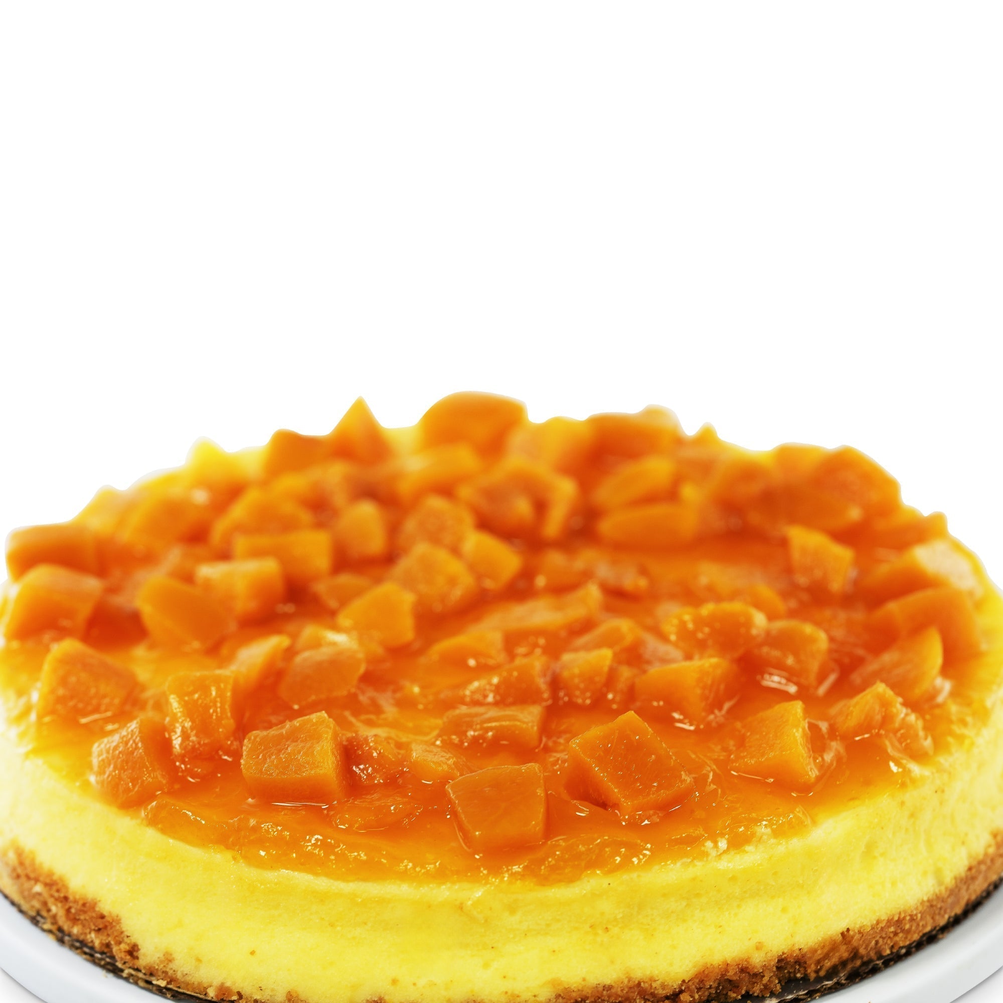Andy Anand Sugar-Free Peach Cheesecake, 9-Inch, 2.6 lb – Diabetic-Friendly, Amazingly Delicious, California Cream Cheese, Birthday Gift Box