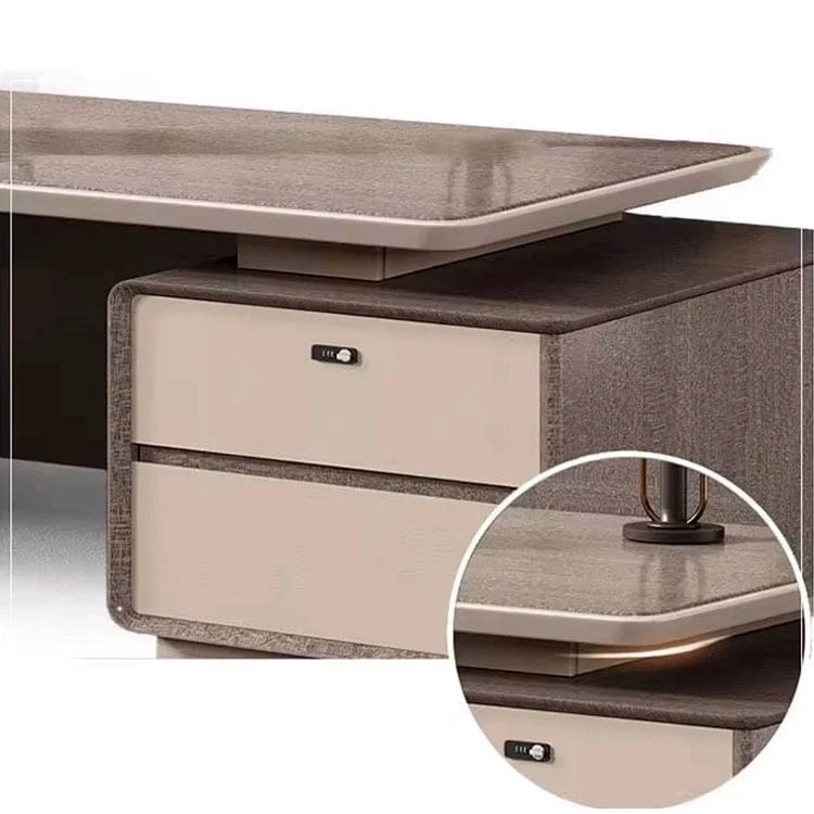 York · Grand Executive Desk w/ Mobile Storage