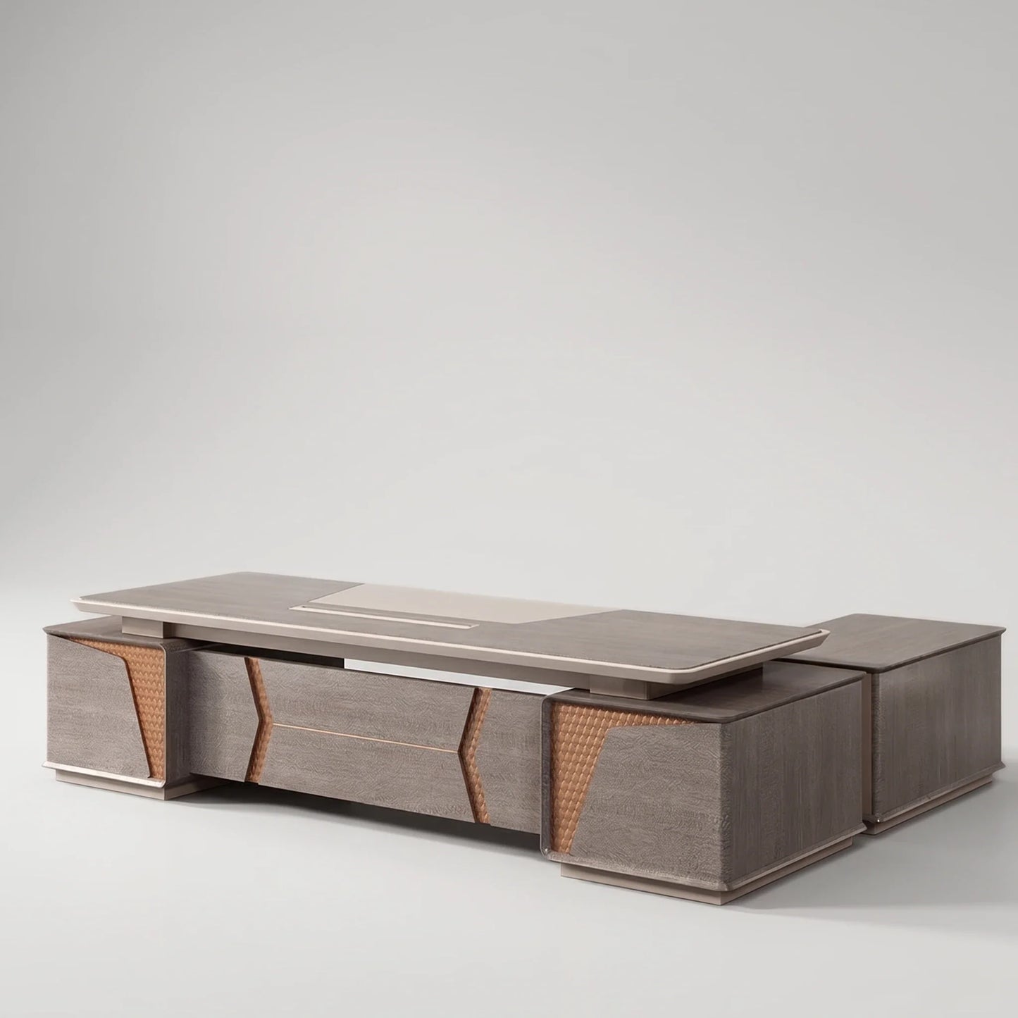 York · Grand Executive Desk w/ Mobile Storage
