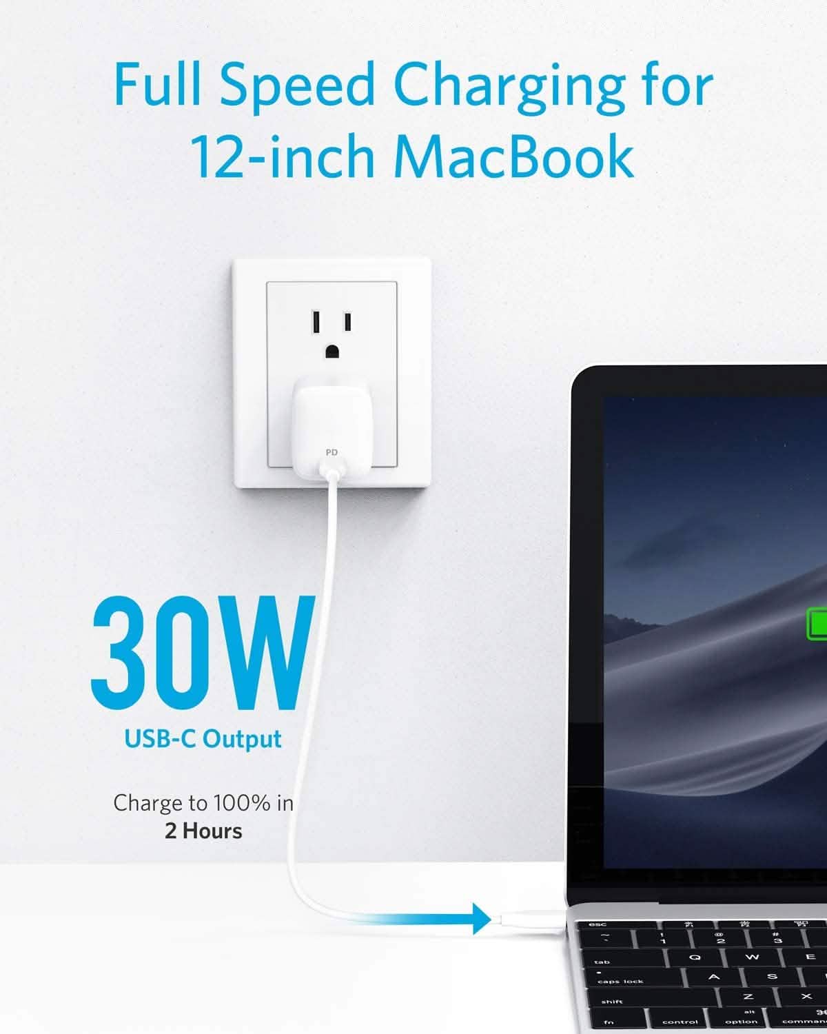 Anker 30W コンパクトUSB-C壁充電器 Power Delivery対応 PowerPort Atom（リファービッシュ品）