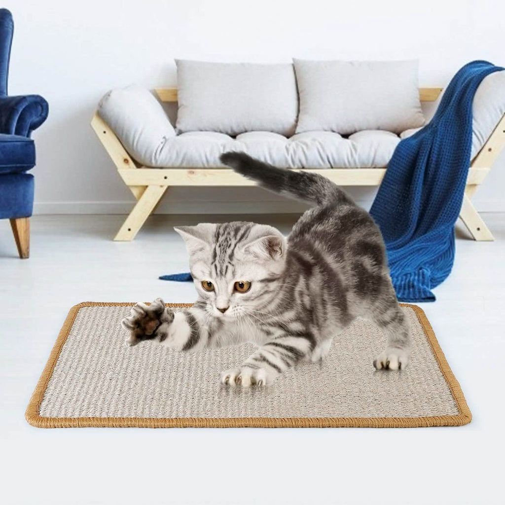 滑り止めマット 横型猫用床引っかきパッドラグ