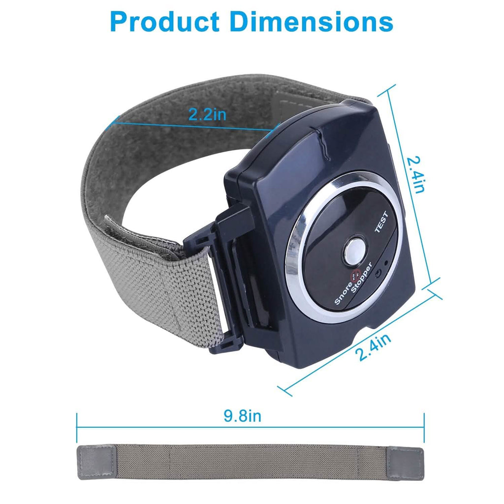 Anti-Snore Infrared Wristband with Conductive Film