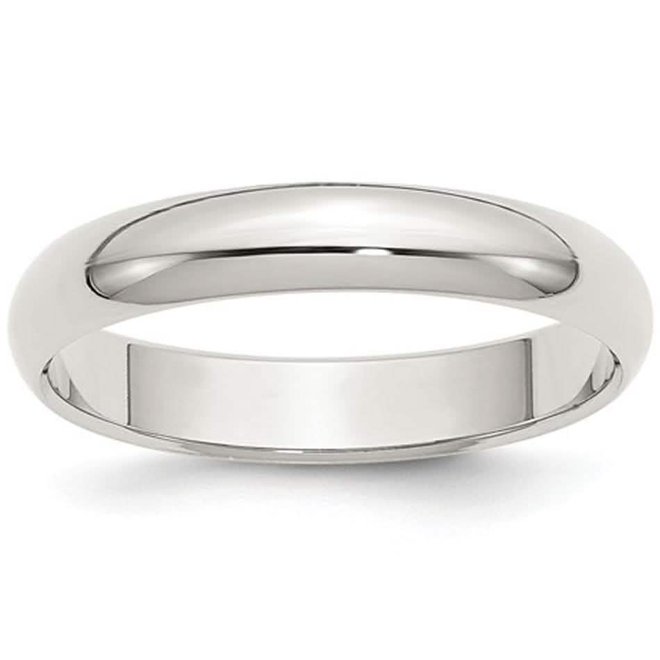 Anti-Tarnished High Polished Plain 5MM Wedding Unisex Band