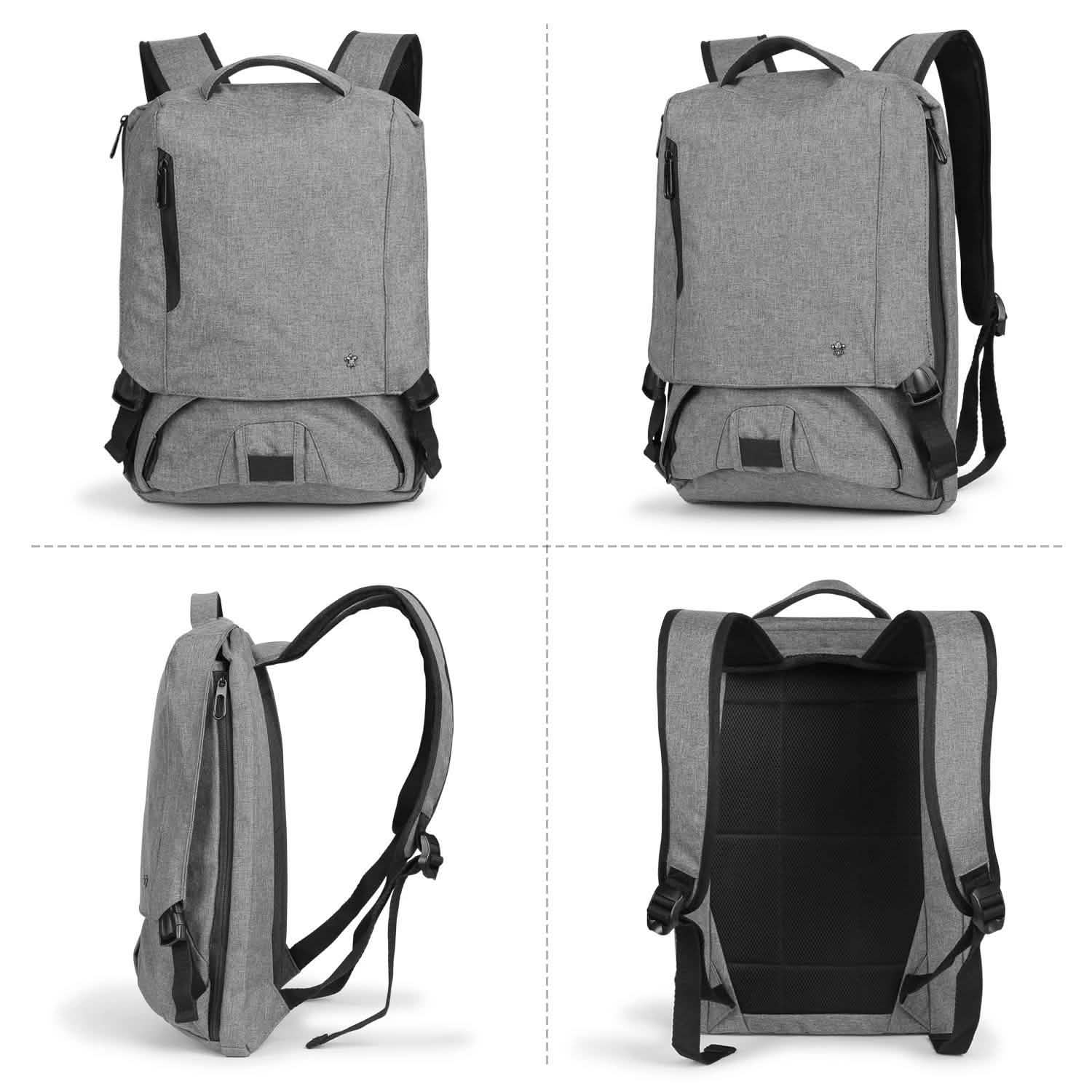 Sac à dos antivol pour ordinateur portable 14 pouces pour voyage d'affaires et école, étanche
