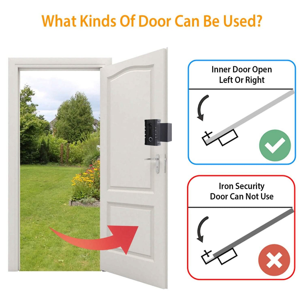 Support de porte antivol pour sonnette vidéo compatible avec la plupart des accessoires de caméra de sonnette