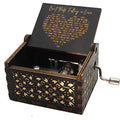 Antique Engraved Musical Box Can't Help Falling in Love