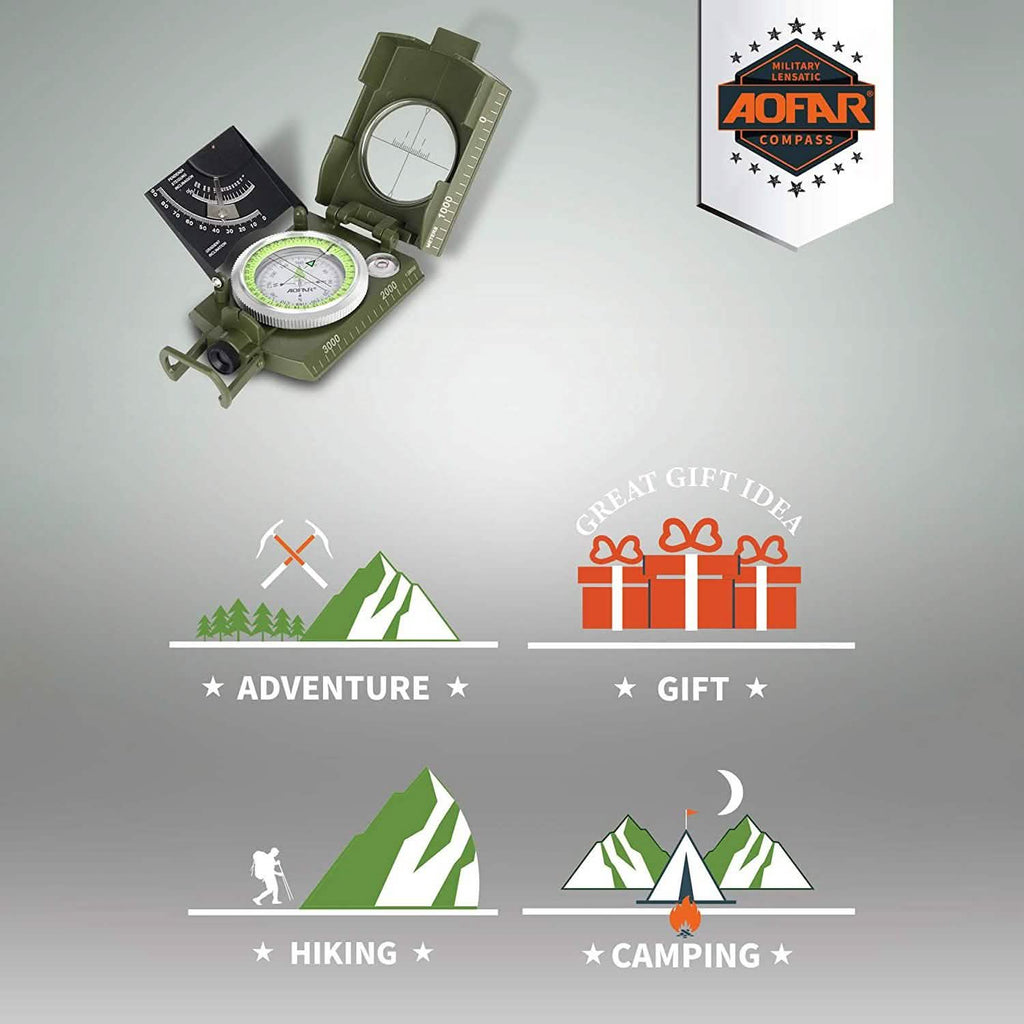 AOFAR Military Compass AF-4074
