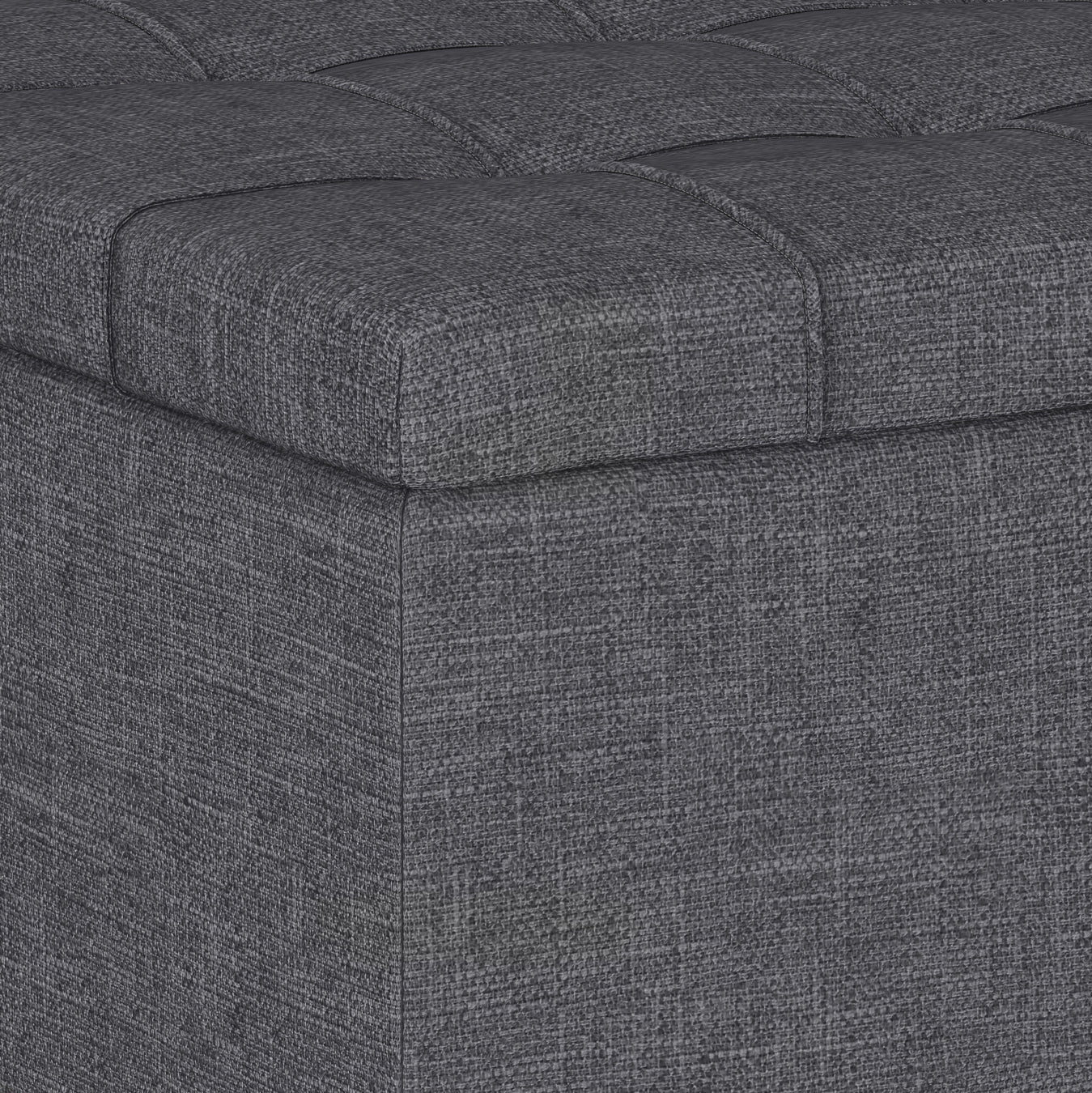 Harrison 34 Inch Wide Small Coffee Table Storage Ottoman