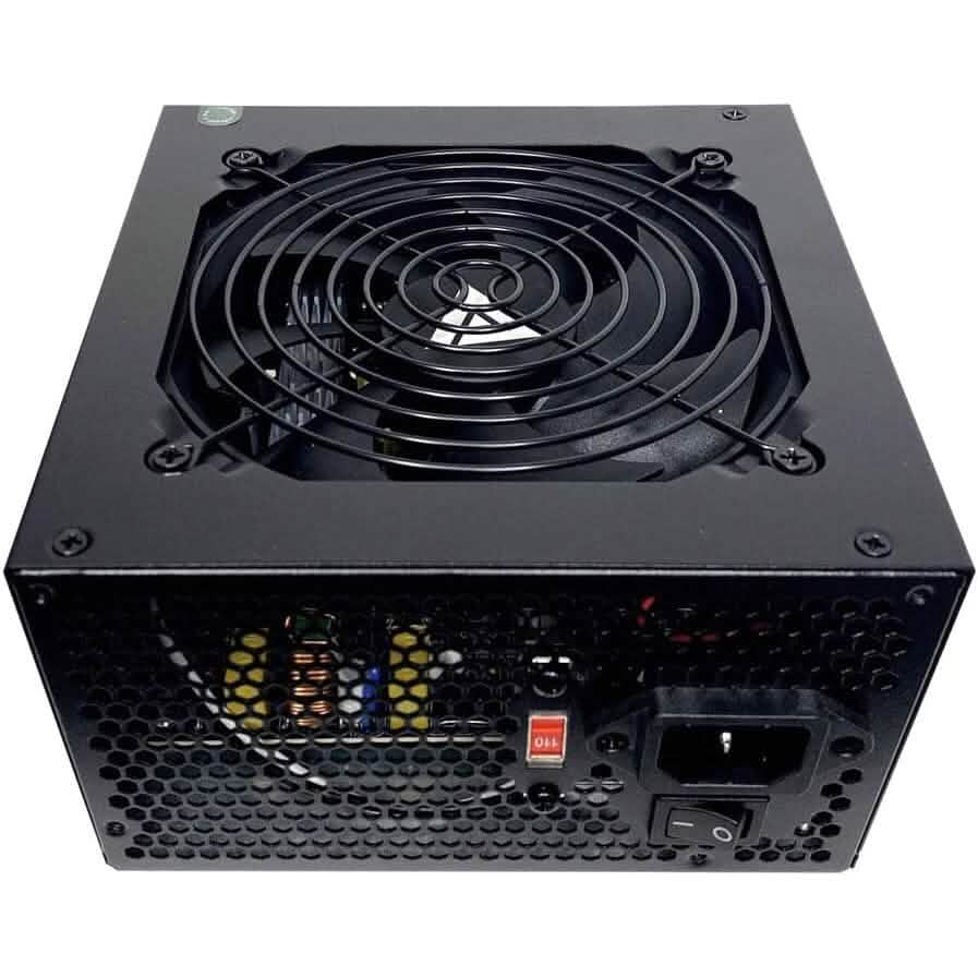 Apevia ATX-ES600W Essence 600W ATX セミモジュラー ゲーミング電源 自動温度制御付き（リファービッシュ品）