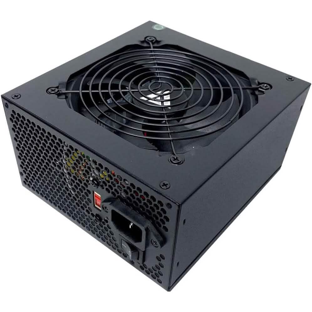 Apevia ATX-ES600W Essence 600W ATX セミモジュラー ゲーミング電源 自動温度制御付き（リファービッシュ品）
