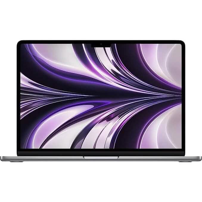 Apple 2022 MacBook Air Laptop M2 Chip 13.6" Liquid Retina Display 8GB RAM 256GB SSD MLXW3LL/A (Refurbished)