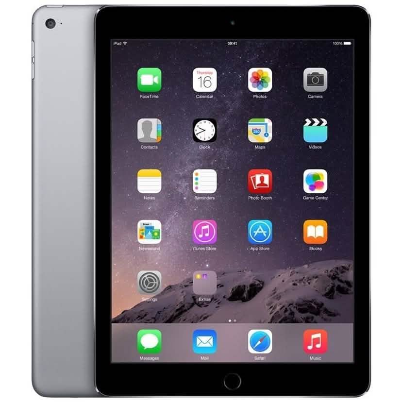 Apple iPad Air Wi-Fi + 4G LTE 工場出荷時ロック解除済み、スペースグレー - 16GB（リファービッシュ品）