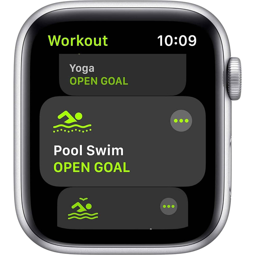 Apple Watch SE GPS シルバーアルミニウムケース スポーツバンド付き（リファービッシュ品）