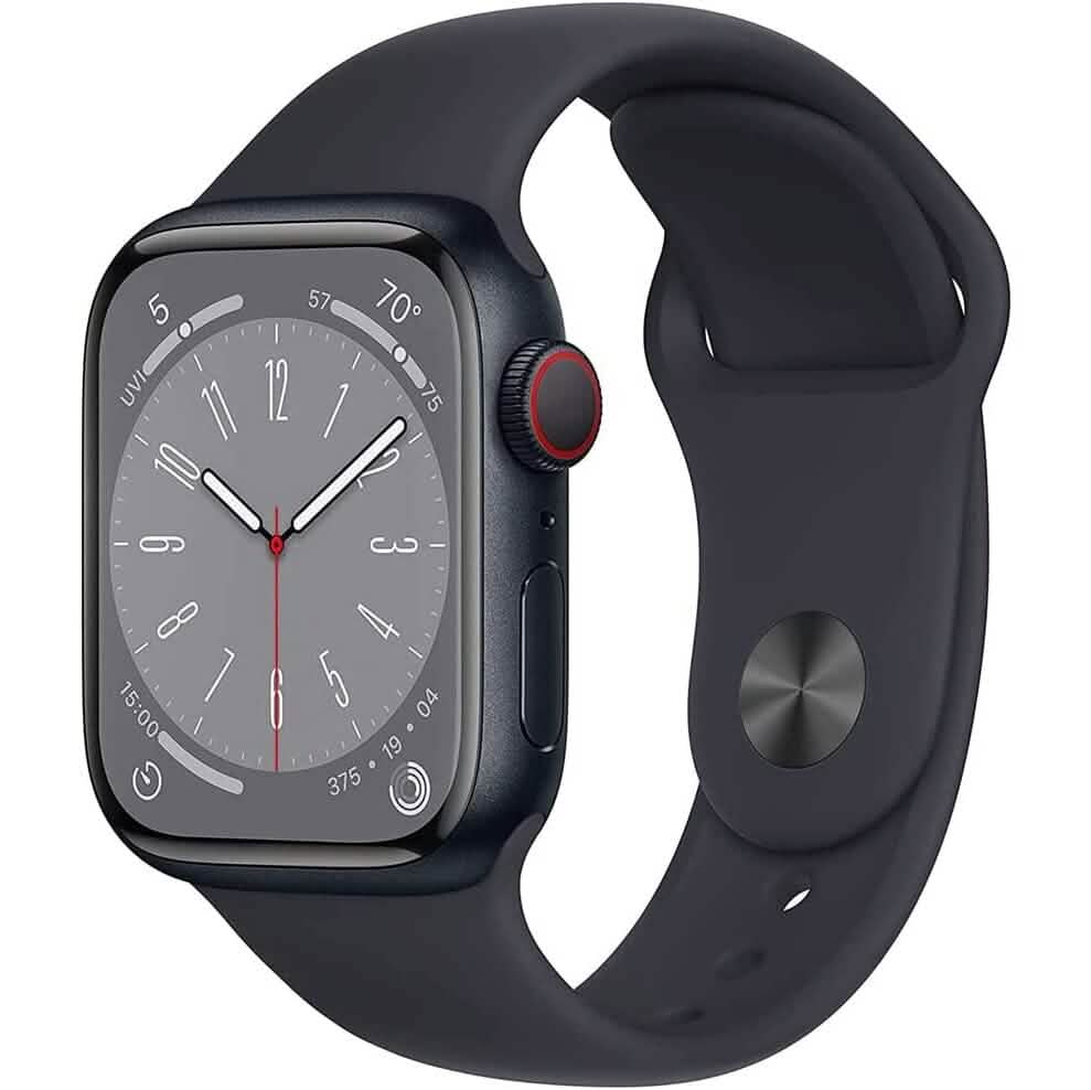 Apple Watch Series 8 GPS 41 mm Boîtier en aluminium avec bracelet sport (Reconditionnée)